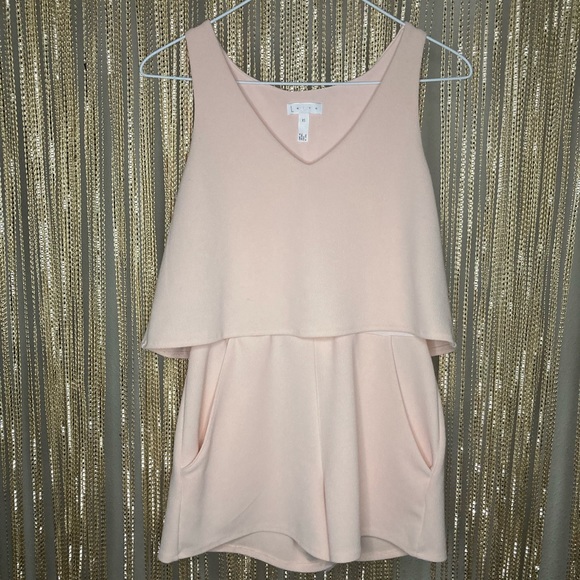 Leith pastel pink romper with POCKETS - Picture 1 of 5